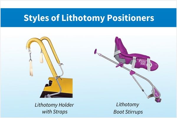 styles of lithotomy positioners