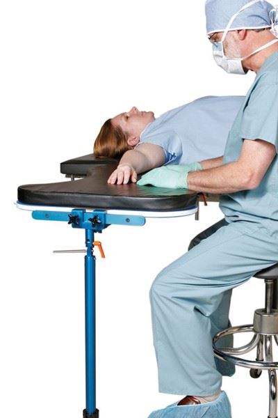 surgical hand table use