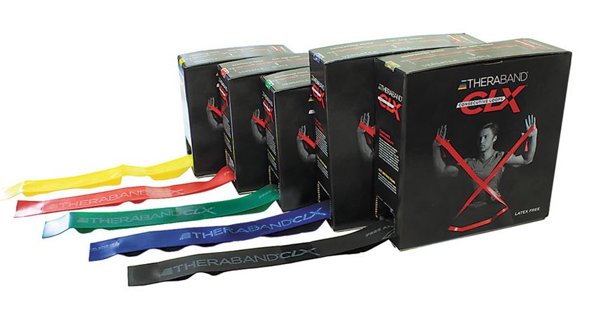 Thera-Band® CLX™ Resistance Bands with Easy Grip Loops