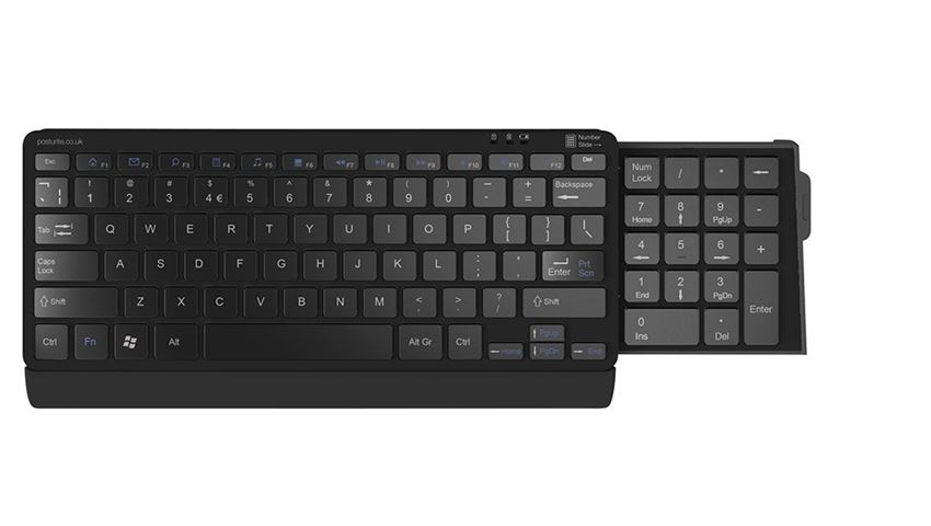 Compact Number Slide Keyboard