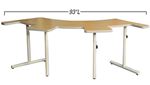 AliMed® Adjustable Therashape Table with Comfort Curves