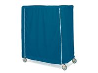 Metro Cart Covers, Opaque Solid Fabric, Uncoated, Hook-and-Loop Closure