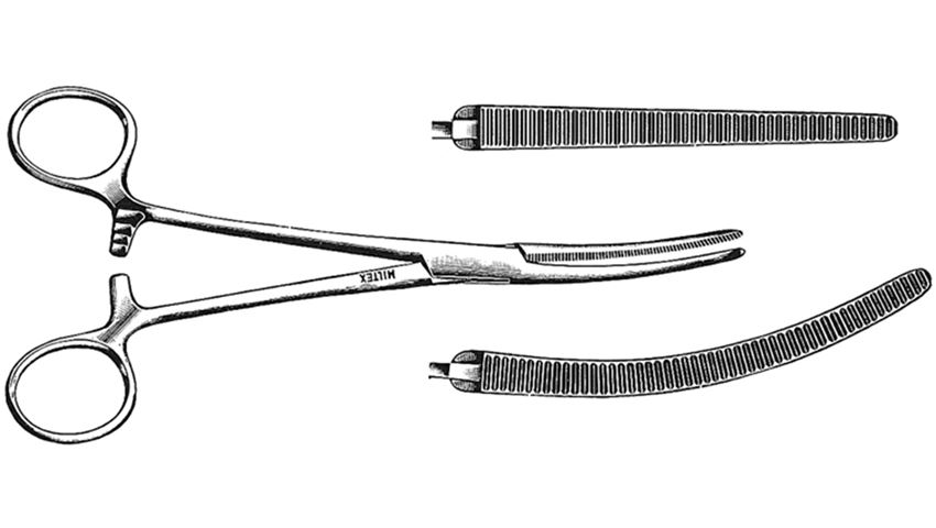 Rochester Pean Forceps, Curved