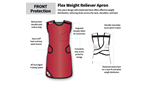 AliMed® Grab ‘n Go™ Flex Weight Reliever Apron, Male