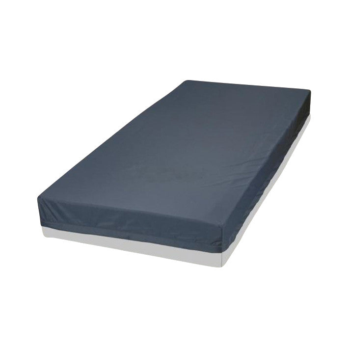 A Replacement Bariatric Mattress Cover in dark gray, fitted over a mattress on a white background.