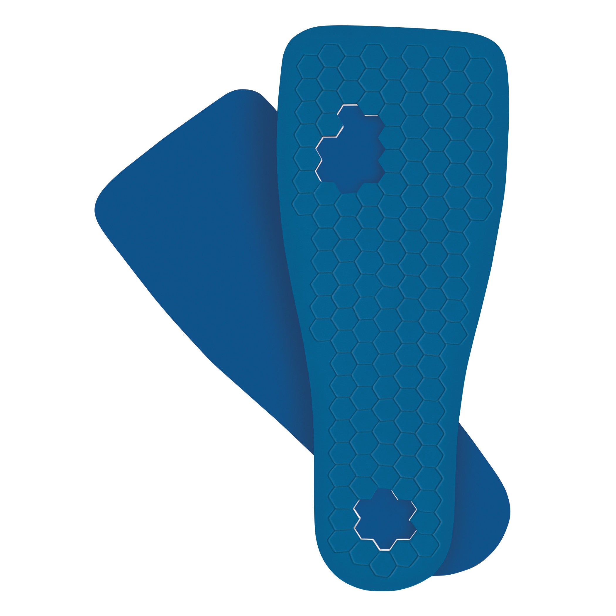 DARCO PegAssist Seven Size Offloading Insole System in blue with a honeycomb pattern and removable hexagonal sections.