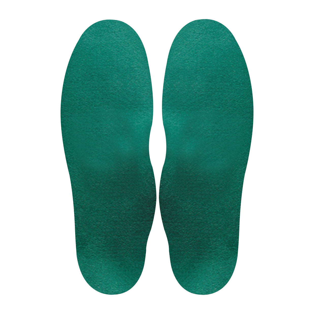 Green Hapad Comf-Orthotic Sports Replacement Insoles, shown side by side on a white background.