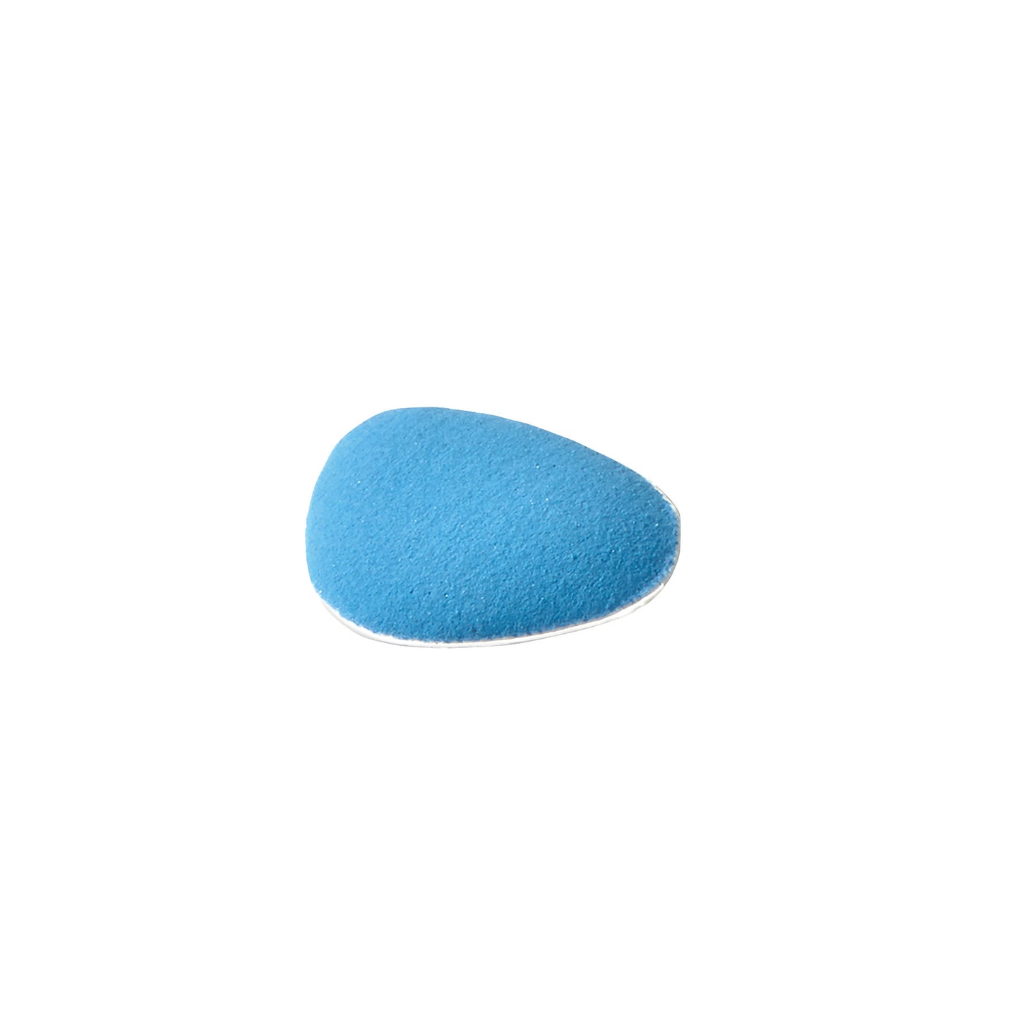 A blue PPT Self-Adhesive Metatarsal Pad with a rounded, slightly triangular shape on a white background.