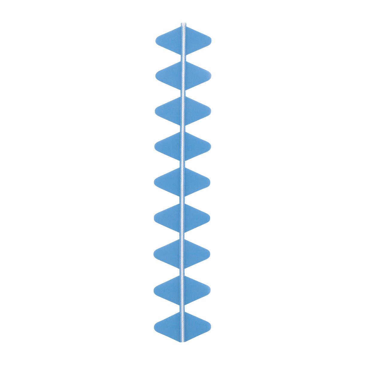 Suremark Wire Marker features a vertical strip with evenly spaced, blue, diamond-shaped tabs for organizing and labeling wires.