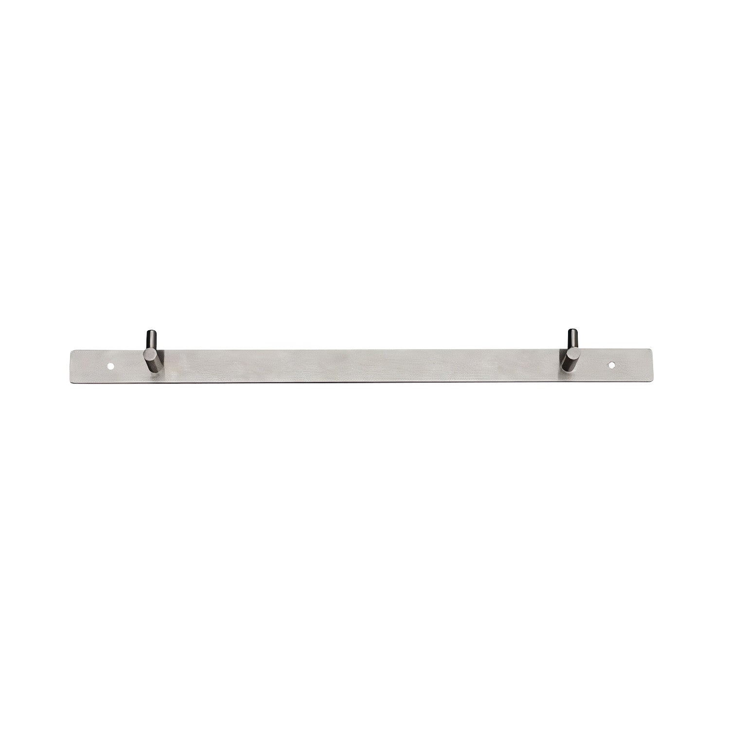 AliMed Stainless Steel Patient Shifter Hanger with two hooks on a horizontal metal strip, designed for mounting.