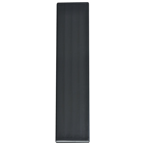 The AliMed Patient Roller, a long black padded mat, is designed to assist in transferring patients safely and comfortably.