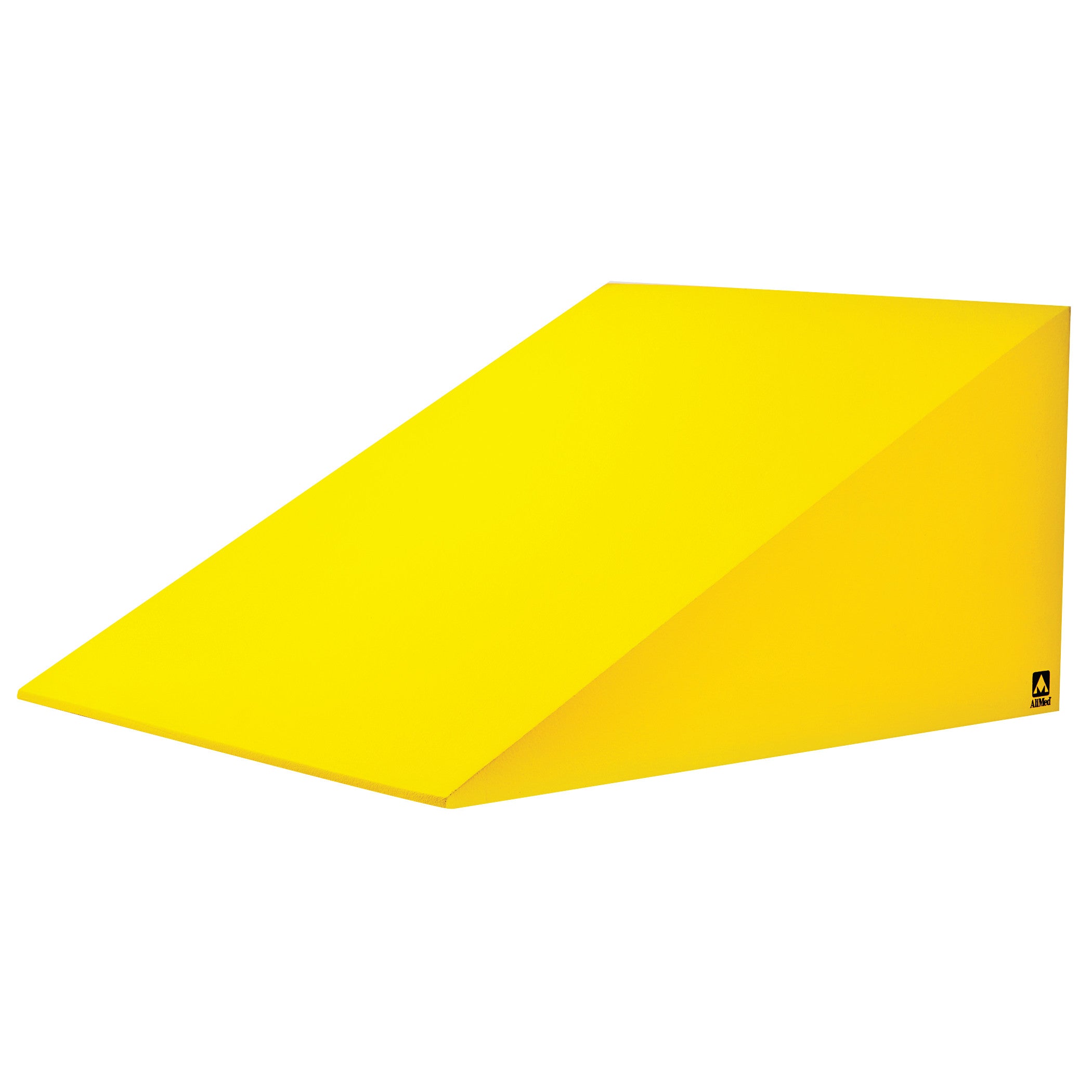 The AliMed Protecta-Coat Intubation Wedge is a yellow, inclined foam support used for elevating and positioning patients.