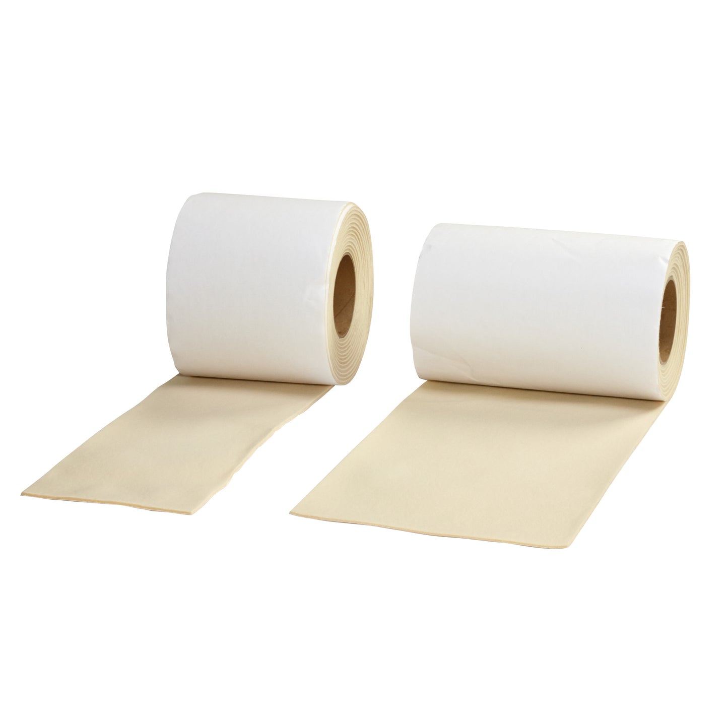 Two rolls of AliMed Molestick Padding are shown, with beige padding partially unrolled from each white roll.