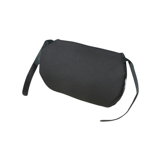 A black Jay Adult Lumbar Support with adjustable straps on each end.