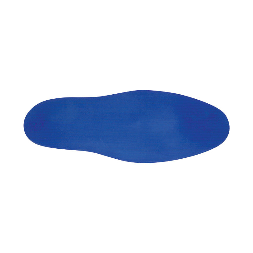 Blue Foot Pad for BAPS (Biomechanical Ankle Platform System), shown flat against a white background.