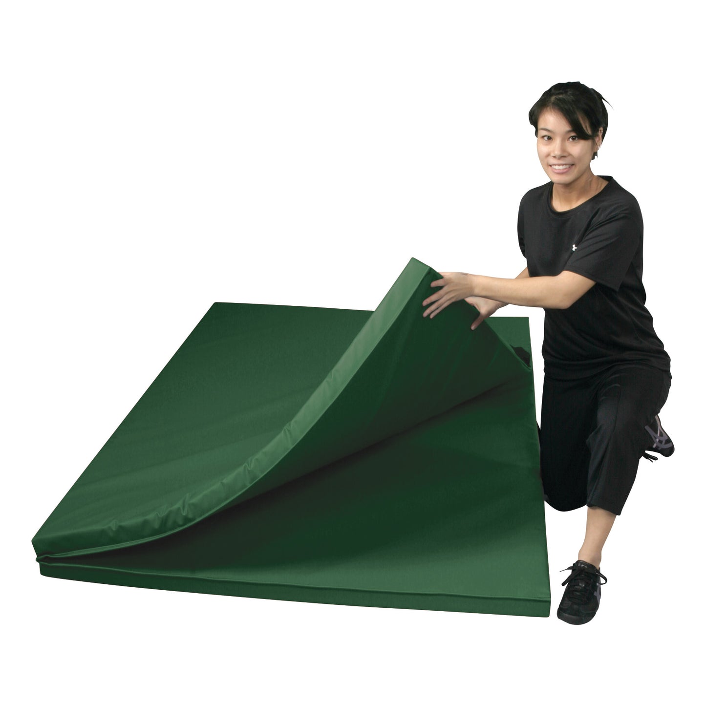 Universal Folding Mat, 5'W x 7'L, Green