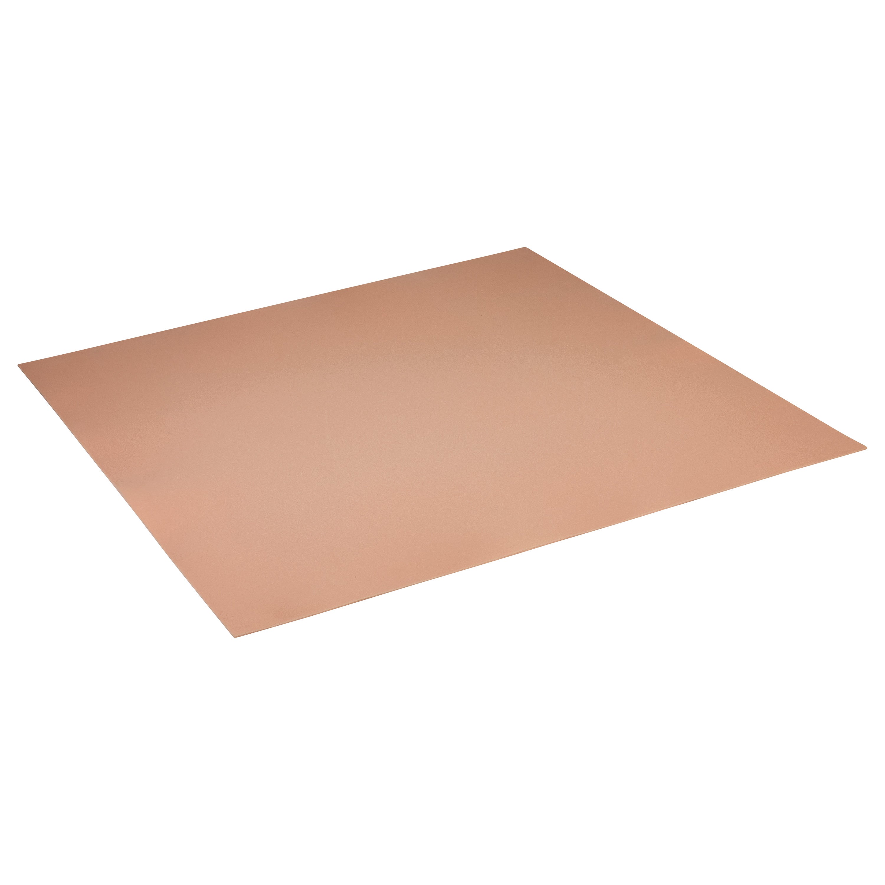 A sheet of Plastazote #1 foam, shown in a copper color, lying flat against a white background.