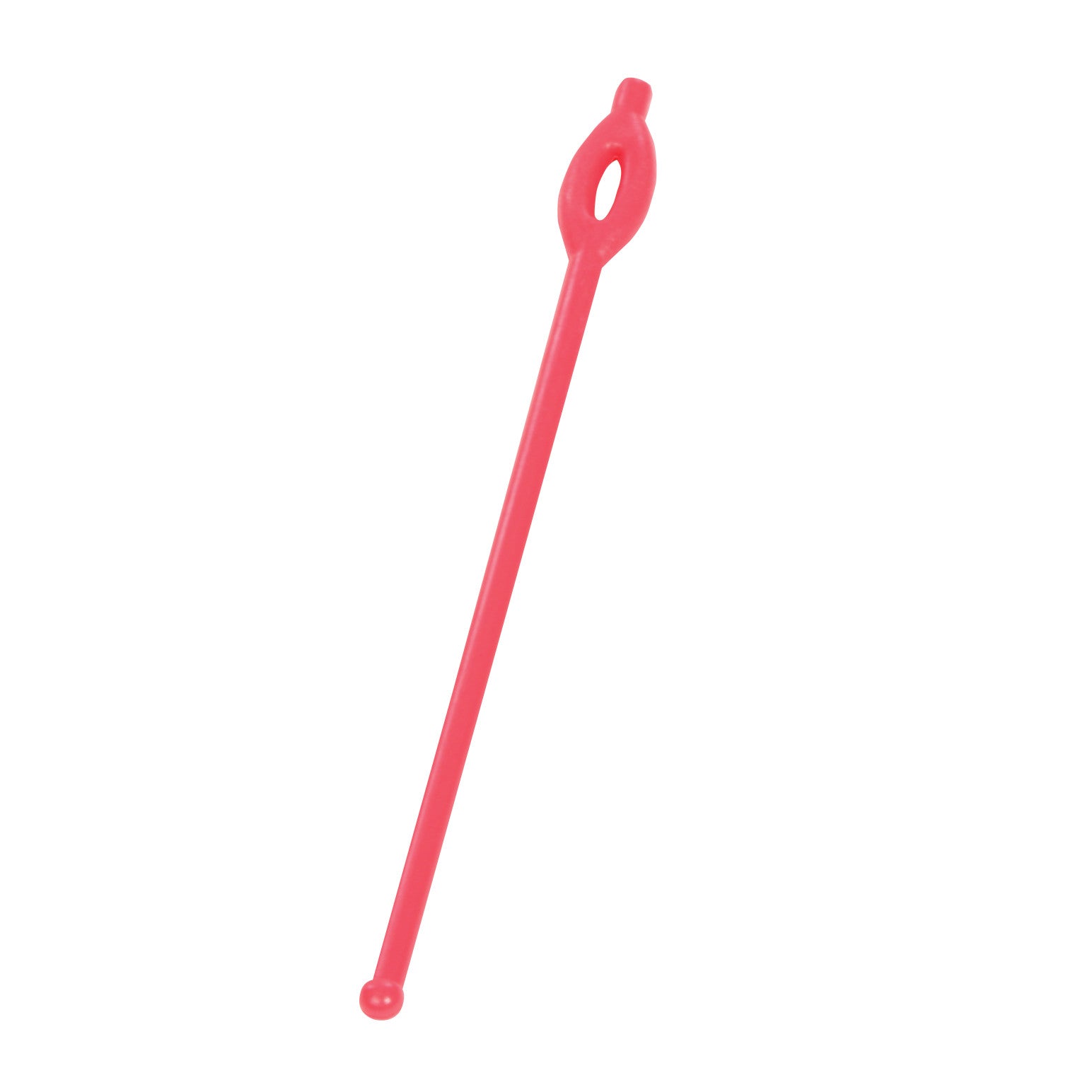 Red Replacement Magic Wand for AliMed FREEDOM Palmar Swab Kit, with a looped end and a rounded tip, against a white background.