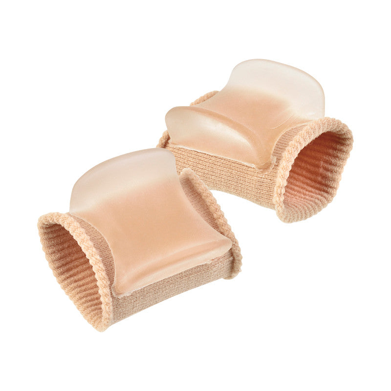 Silipos No-Slip Toe Spacer with gel pad and fabric sleeve, designed for toe alignment and comfort.