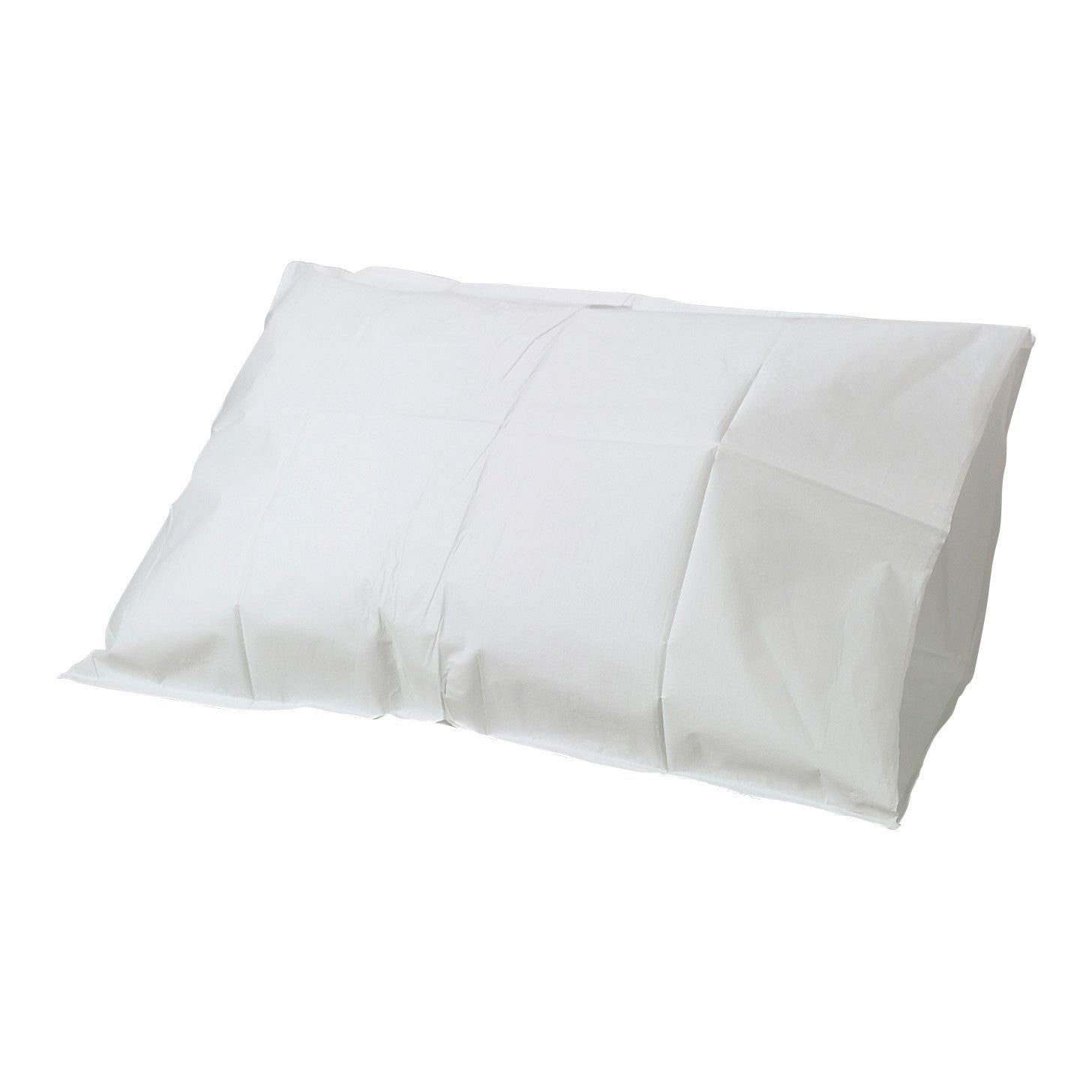 A white Tidi Pillow Case is shown, featuring a simple rectangular shape, designed to fit standard-sized pillows.