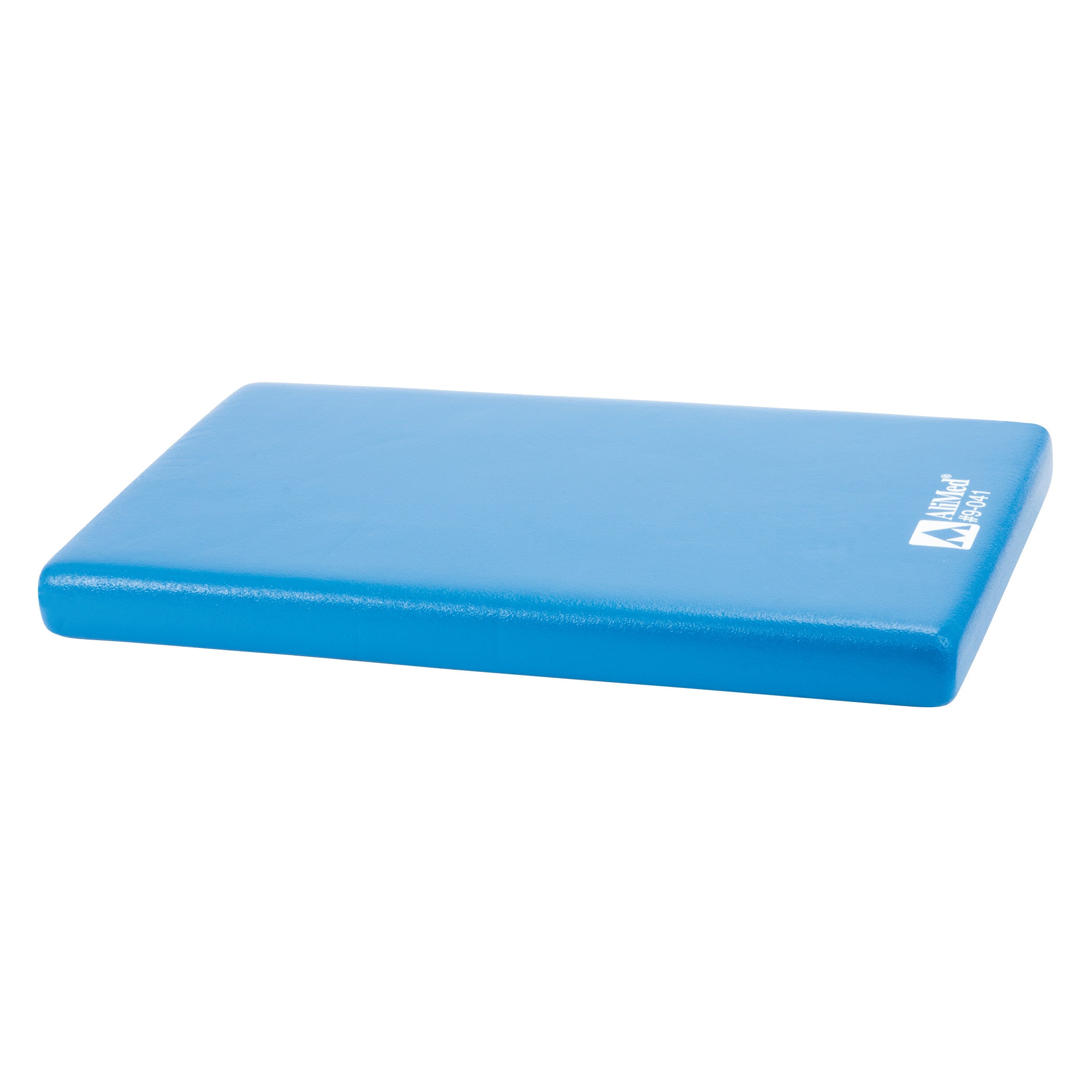 AliMed Protecta-Coat Decubitus Abdominal Pad is a blue, rectangular foam pad designed for patient support and pressure relief.