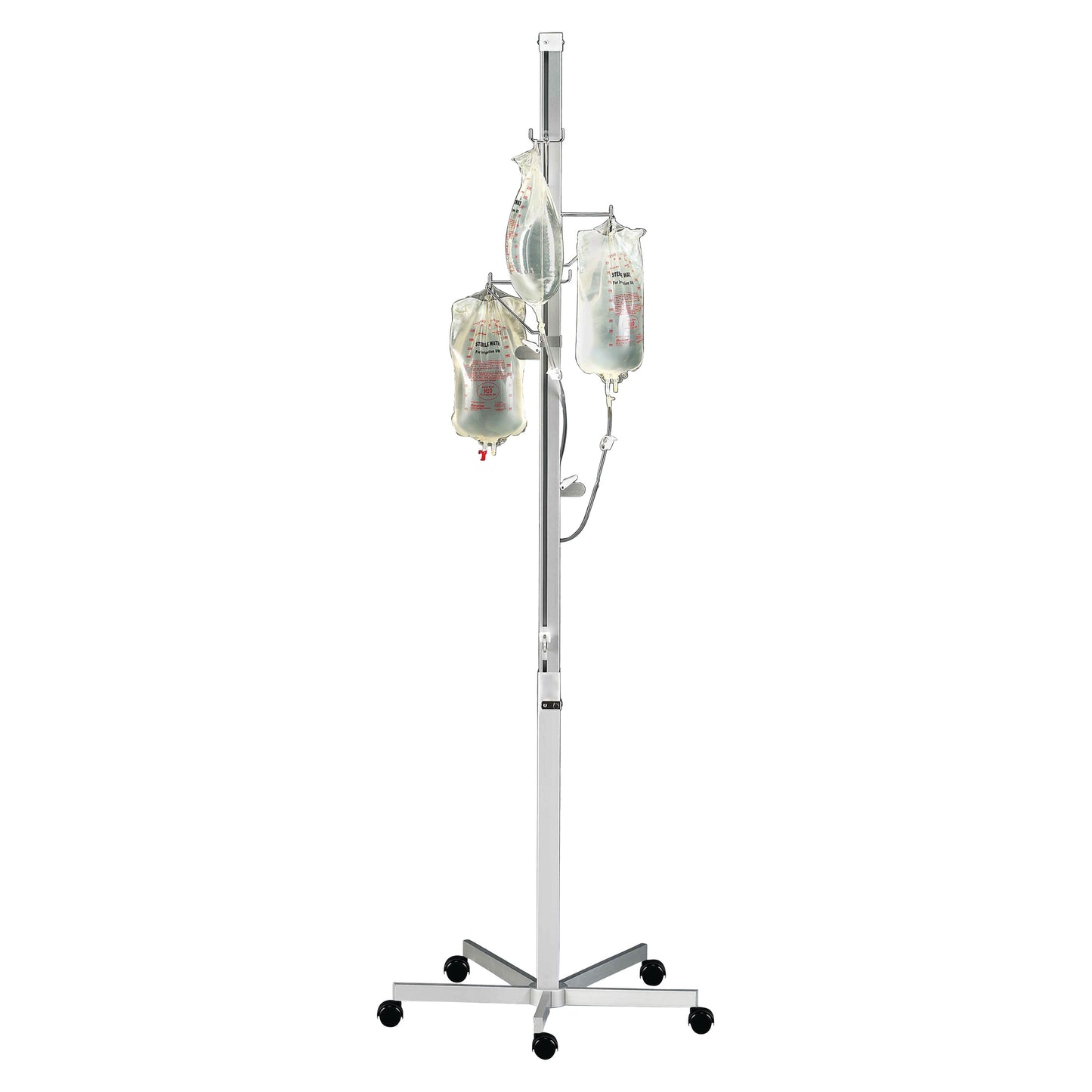 Blickman IV Irrigation System (IVT) features a tall stand with wheels and three attached IV solution bags.