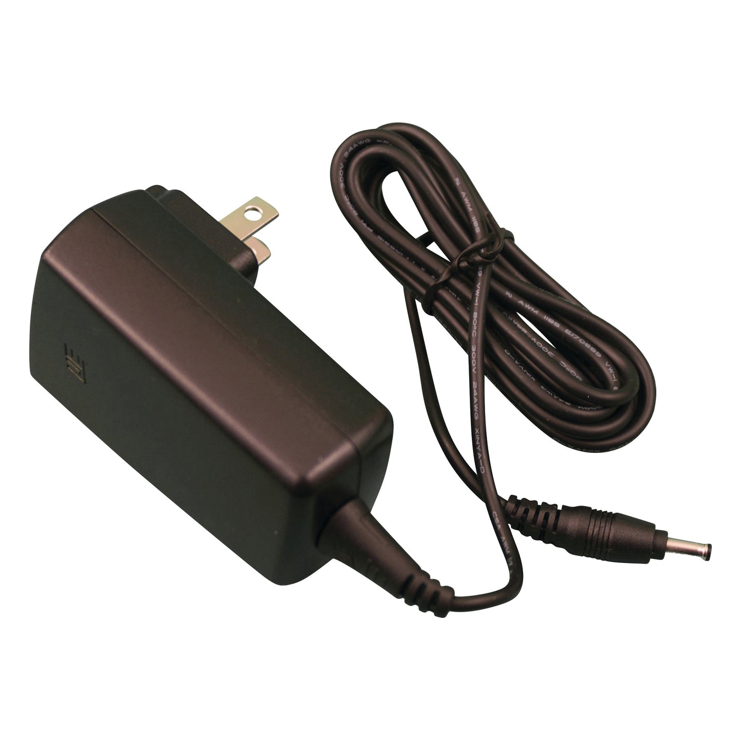 AC Adapter for Health o meter Heavy-Duty Column Scale with a black rectangular plug and coiled cable.