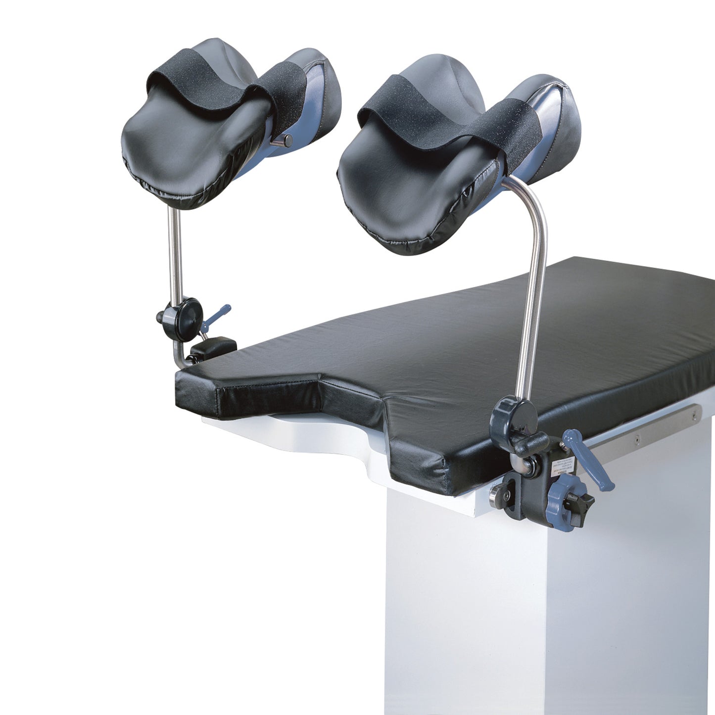 Replacement Pad for Allen Simplicity Knee Crutch, featuring black cushioned supports on metal rods with adjustable straps.