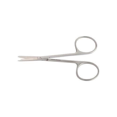 Spencer Stitch Scissors with curved stainless steel blades and ring handles.