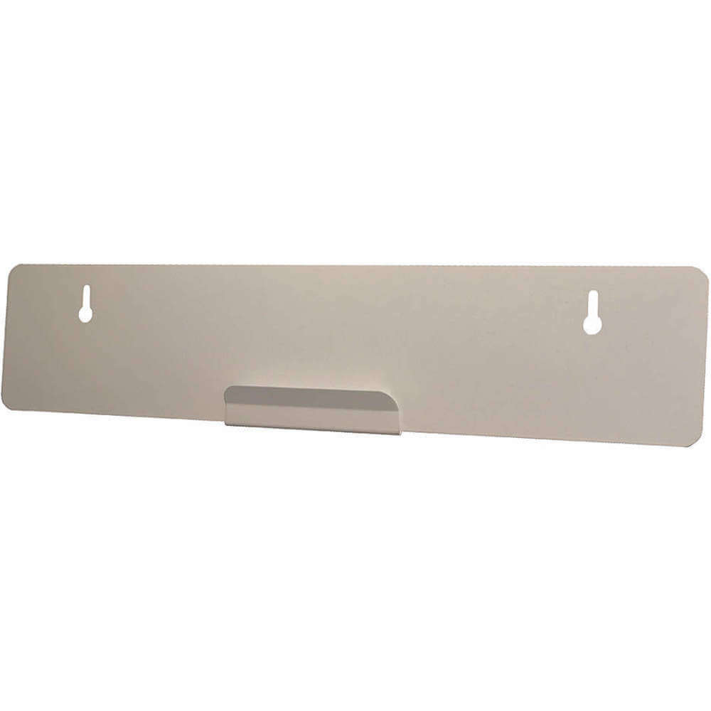 White Door Mount/Hanger for Bowman Isolation Stations, featuring two keyhole slots and a central hook for mounting.