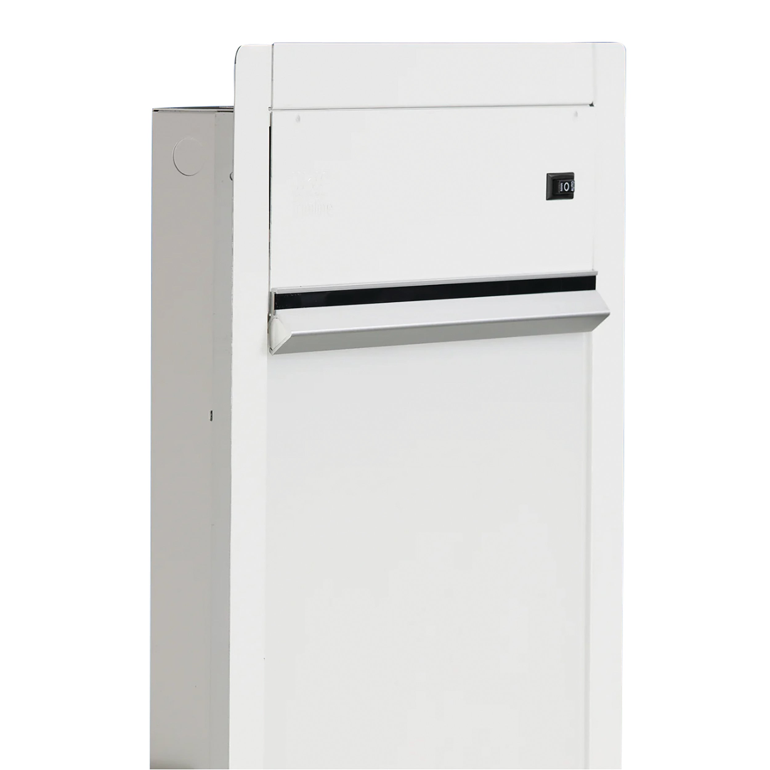 Recessing Kit for Wolf Econoline Single Bank Illuminator, featuring a sleek white design with a small display and handle.