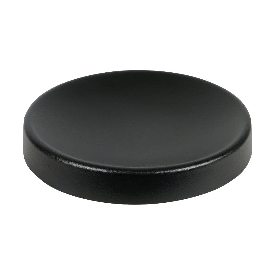 A black Inflatable Exercise Ball Stabilizer Base with a flat, circular design for supporting exercise balls during workouts.