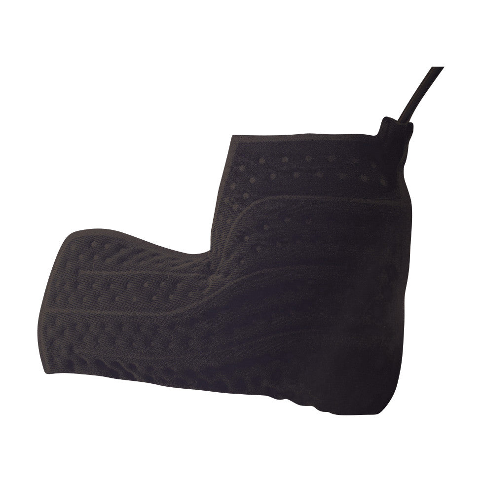 Bootie for Hot/Cold Therapy Aqua Relief System, featuring a black textured design with adjustable closure.