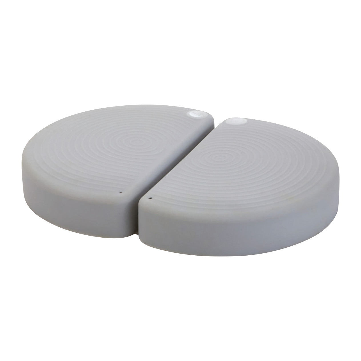 TOGU Aero-Step XL Functional features two semicircular, gray cushions with textured surfaces, designed for balance and exercise.