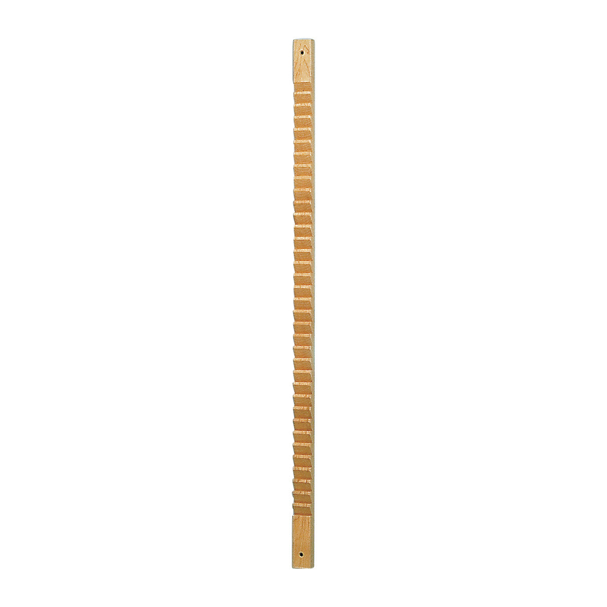 The Bailey Shoulder-Finger Ladder Exerciser is a wooden rod with evenly spaced raised steps, designed for physical therapy exercises.
