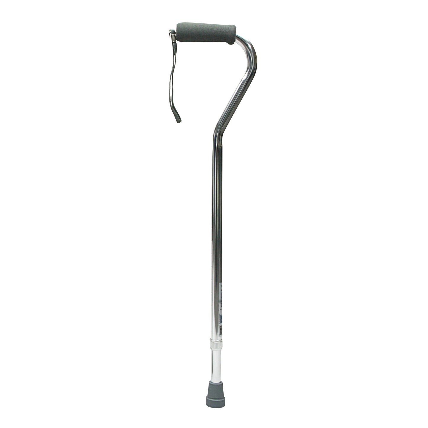 Adjustable Offset Cane, Silver