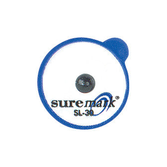 Suremark Powermark CT Skin Marker with blue ring, black center marker, and text reading "suremark SL-30" on a white background.