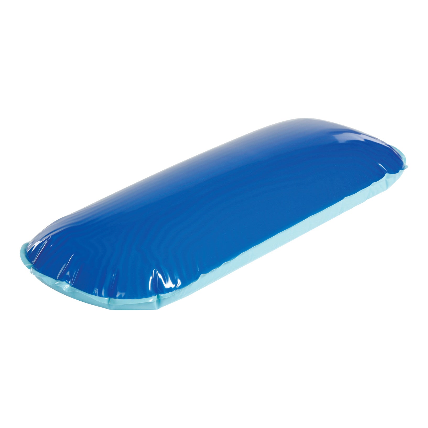 The Azure Universal Patient Positioner is a blue rectangular cushion designed for medical positioning and support.