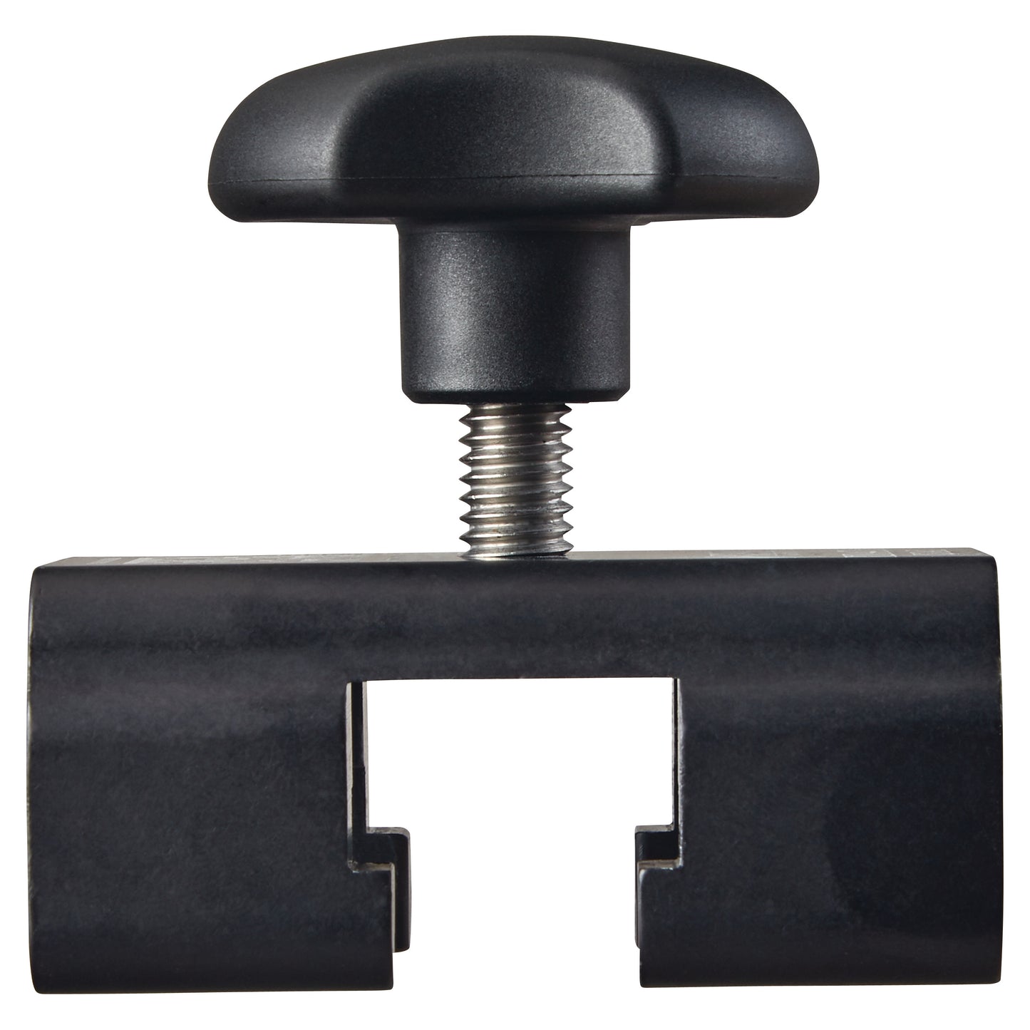 The KYRA Simple Blade Clamp features a black T-shaped handle attached to a clamp with a threaded screw for tightening.