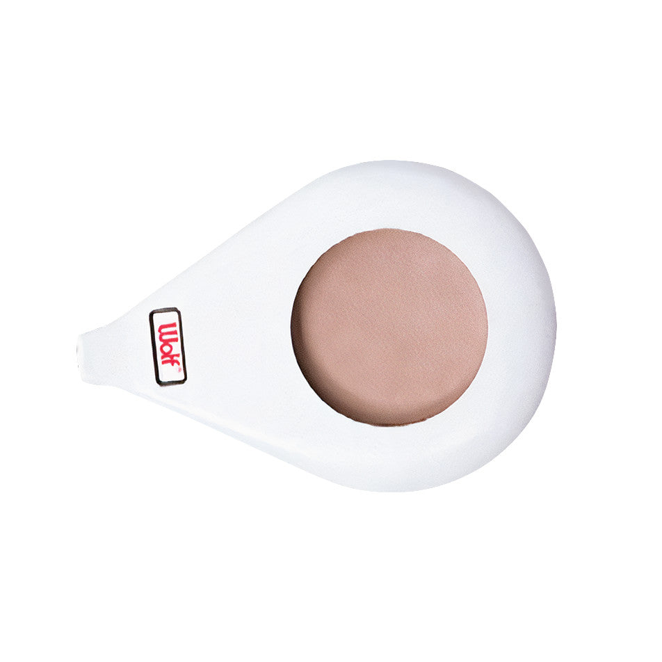 Replacement Rubber Bladder for Wolf Pneumatic Compression Paddle, a white device with a circular rubber center.