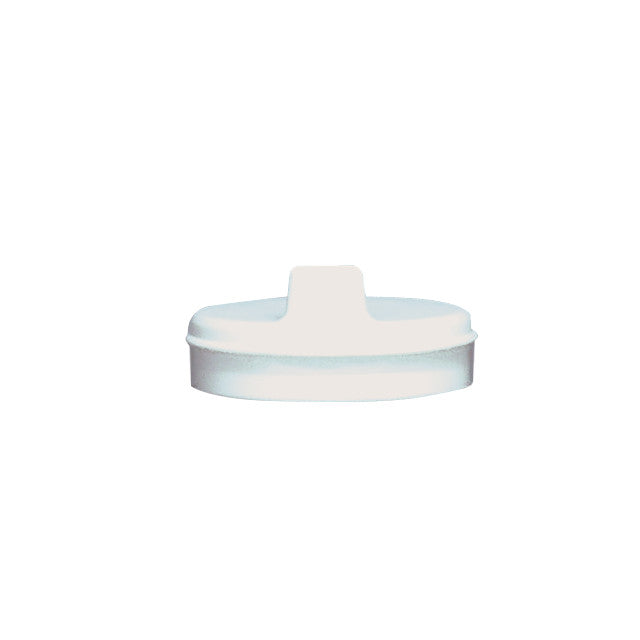Replacement Lid for Clear Mug with a small spout in the center; designed for easy drinking and secure closure.