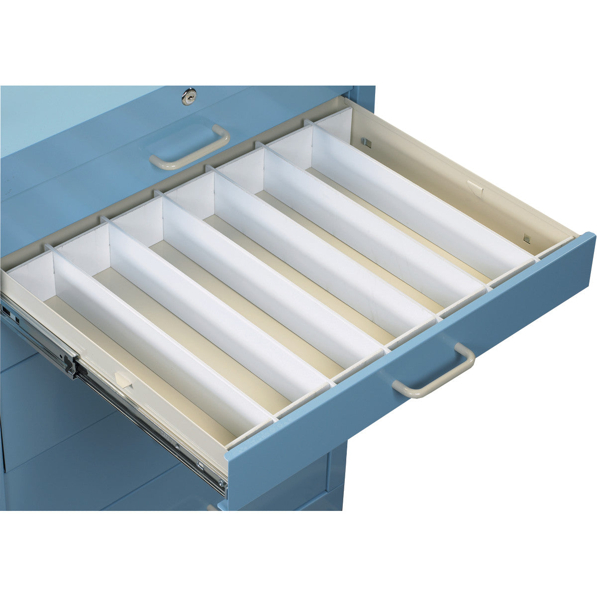 The AliMed Cart Accessory: Drawer Divider Set for Mini/Select/Standard/Wide Series Medical Carts features organized compartments.