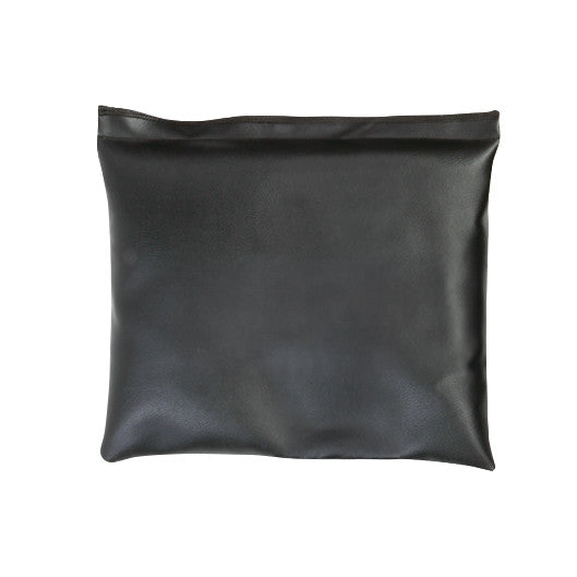 A black AliMed Standard Sandbag with a smooth surface, rectangular shape, and slightly rounded corners.