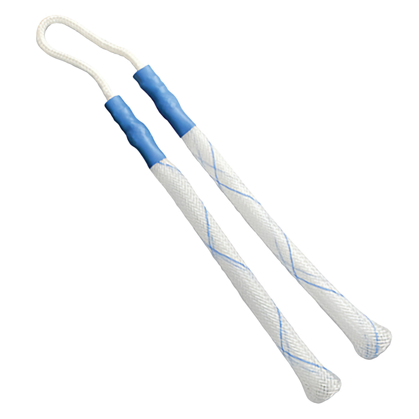 KYRA Disposable Double Finger Trap with two blue and white textured straps designed for secure finger or limb immobilization.