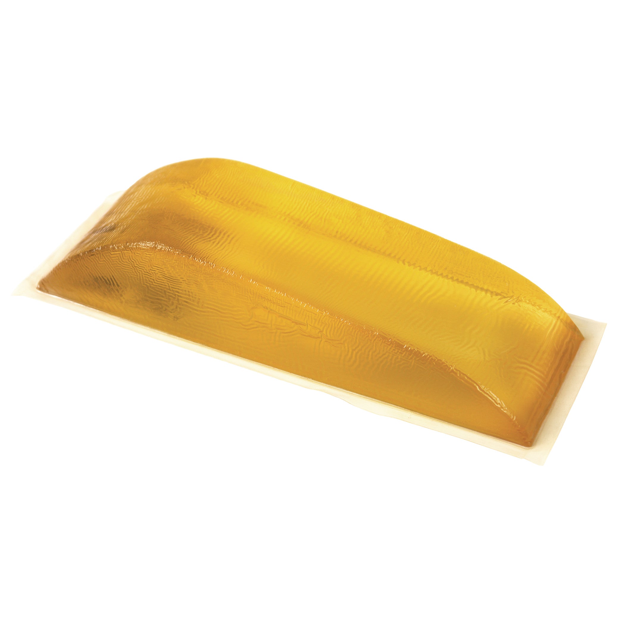AliMed AliGel Hand and Wrist Support, a yellow, semi-transparent gel cushion, designed to provide ergonomic support.