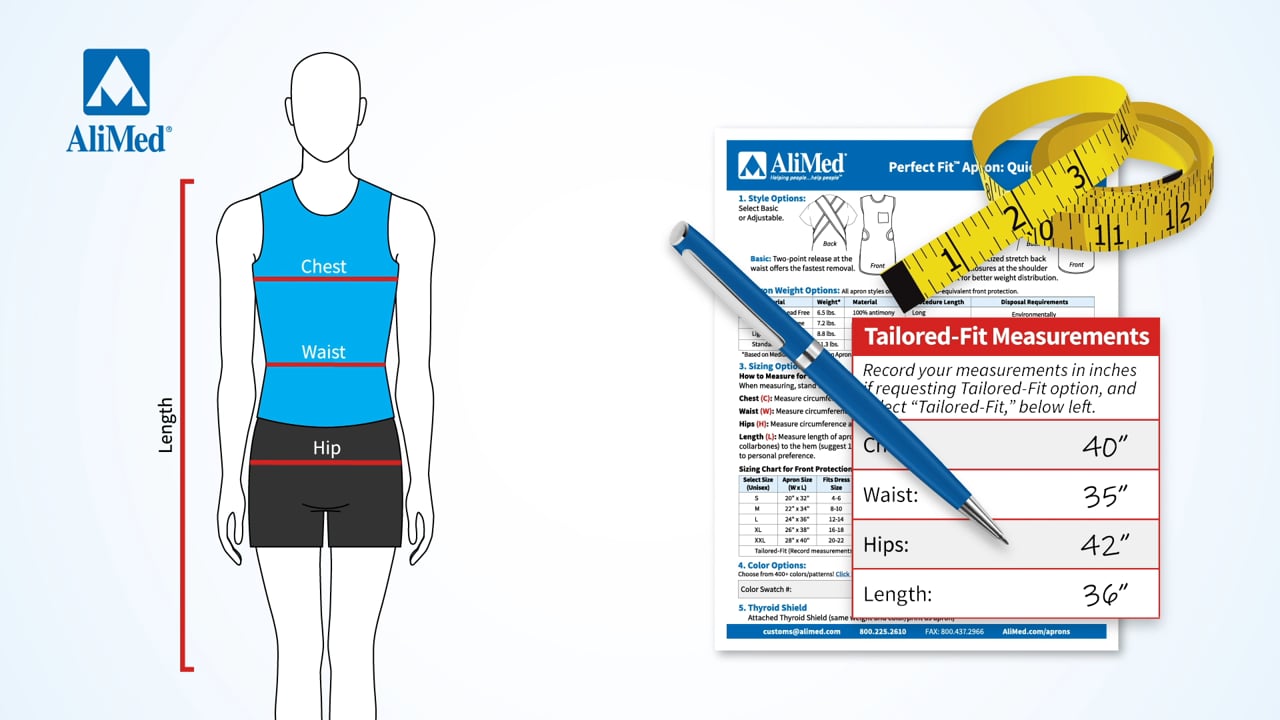Measuring for AliMed® Perfect Fit™ Aprons Video