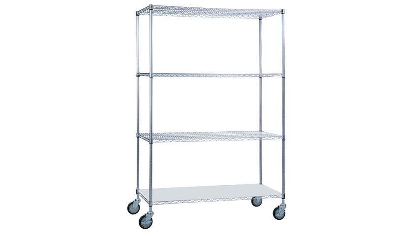 AliMed® Wire Linen Carts with Solid Bottom