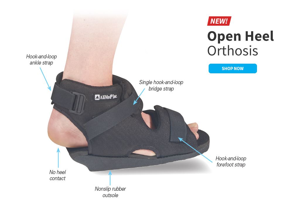 AliMed Open Heel & Forefoot Orthoses, Wound Care Shoes