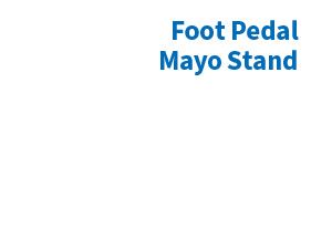 foot pedal mayo stand