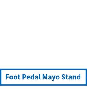 foot pedal mayo stand